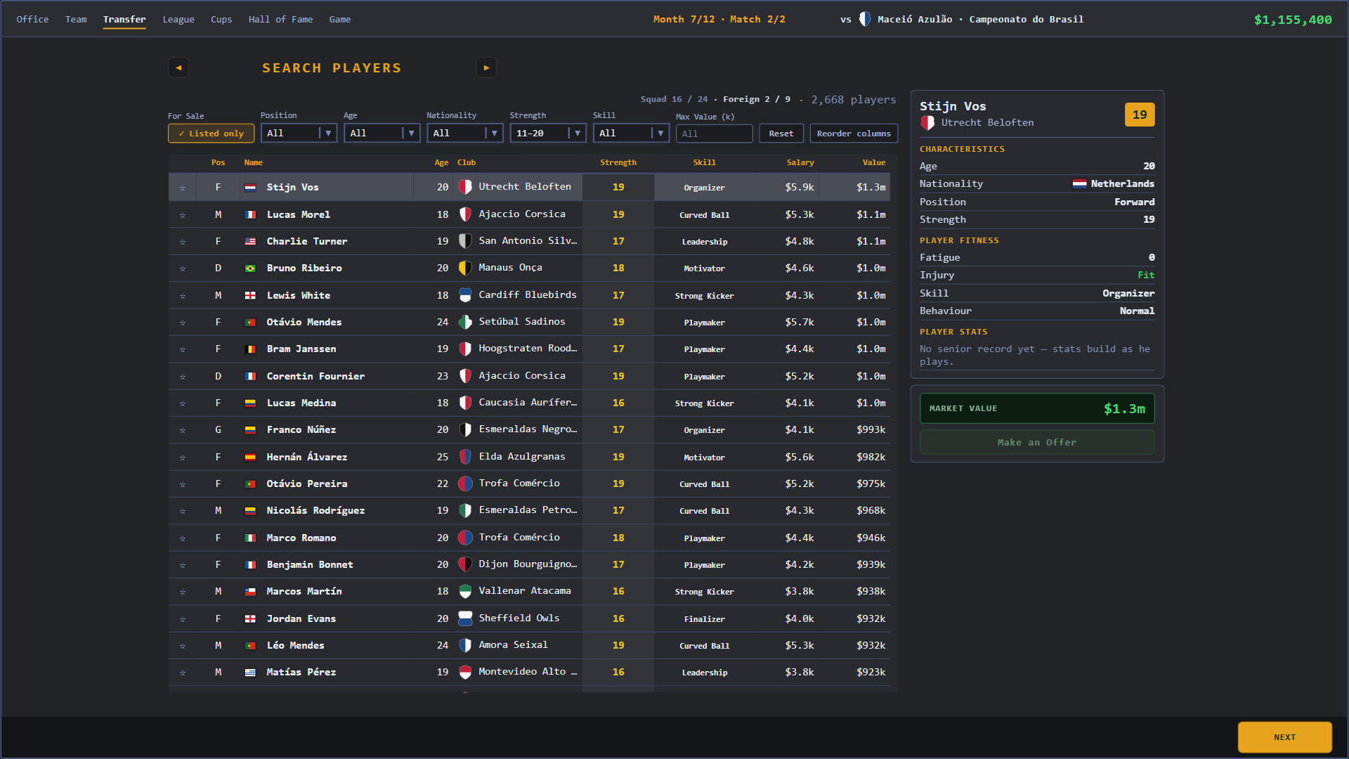 Transfers
